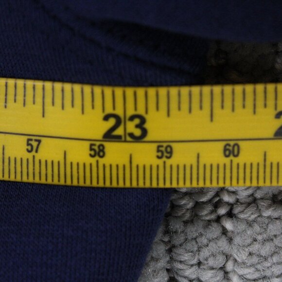 Swet Tailor Hoodie Mens XL Navy Blue Drawstring Full Zip Stretch Fleece NWT - Picture 8 of 9